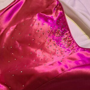 Jessica McClintock Millennium 2000 Strapless Pink Formal Dress NWT US Size 13